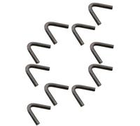 AB Tools 10Pk Weld On Rope Hook Tie Down Anchor Strap Point 12mm Self Colour