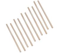 AB Tools 10Pk Wooden Bird Perch Canary Budgie Cockatiel Parrot Bird Cage Accessory 12"