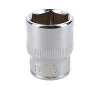 AB Tools 11/16" Imperial 6 Point 3/8" Drive Shallow Socket Sae Af Chrome Vanadium Steel