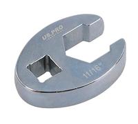 AB Tools 11/16 Imperial Crowfoot Wrench 3/8" Drive Crows Feet Spanner for Torque Wrenches