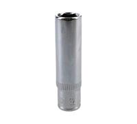 AB Tools 11/32" Deep Sae Socket 1/4" Drive 48mm Length 6 Point Chrome Vanadium Steel