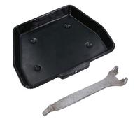 AB Tools 11 Inch Fireside Ash Pan Fireplace Tray Ashpan For 16 Inch Fire Grate + Handle