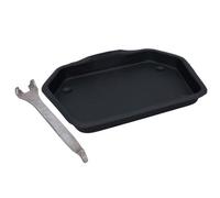AB Tools 11" Metal Ashpan Ash Pan Tray For 16" Fireplace & Handle Open Fire Carrier Coal