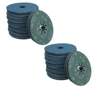AB Tools 115mm 36 Grit Fibre Zirconium Oxide Abrasive Discs Sanding Grinding 100 Pack