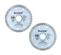 AB Tools 115mm 4.5" 1.2mm Turbo Diamond Ceramic Tile Cutting Disc For Angle Grinders 2Pk