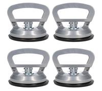 AB Tools 115mm Aluminium Suction Pad Cup Holder Lifting Glass Lifter Dent Puller 4 Pack