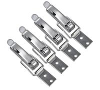 AB Tools 115mm Stainless Steel Bailing Latch Over Centre Catch Cam Hook Stainless Steel