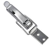 AB Tools 115mm Stainless Steel Bailing Latch Over Centre Catch Cam Hook Stainless Steel