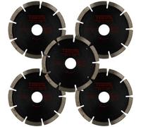 AB Tools 115mm X 8mm Diamond Mortar Raking Disc Pointing Disc Blade Masonry 5Pk