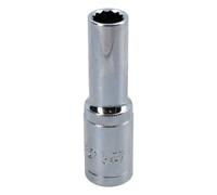 AB Tools 11mm 1/2In Drive Double Deep Long Reach Metric Socket 12 Point Sided Bi-Hex