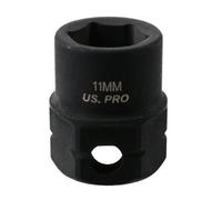 AB Tools 11mm Metric Stubby 3/8" Drive Shallow Impact Socket Hex Shank 25mm Depth