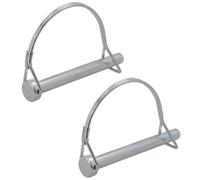 AB Tools 11mm X 100mm Pto Shaft Locking Retaining Pin D Clip For Trailers Fastener 2Pc