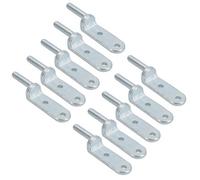 AB Tools 12.5mm Bolt On Gudgeon Tailboard Hinge Pin For Trucks Trailers Zinc Plated 10Pc