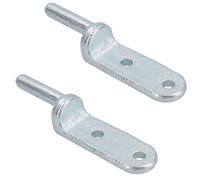 AB Tools 12.5mm Bolt On Gudgeon Tailboard Hinge Pin For Trucks Trailers Zinc Plated 2Pc