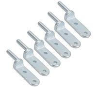 AB Tools 12.5mm Bolt On Gudgeon Tailboard Hinge Pin For Trucks Trailers Zinc Plated 6Pc