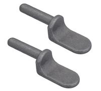 AB Tools 12.5mm Weld On Gudgeon Tailboard Hinge Pin For Trucks Trailers Self Colour 2Pc