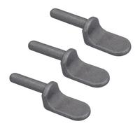 AB Tools 12.5mm Weld On Gudgeon Tailboard Hinge Pin For Trucks Trailers Self Colour 3Pc