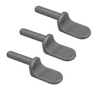 AB Tools 12.5mm Weld On Gudgeon Tailboard Hinge Pin for Trucks Trailers Self Colour 3pc