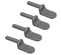 AB Tools 12.5mm Weld On Gudgeon Tailboard Hinge Pin For Trucks Trailers Self Colour 4Pc