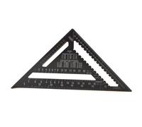 AB Tools 12" Aluminium Speed Square Black Measuring Rafter Roofing Triangle Joinery
