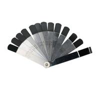 AB Tools 12 Blade Offset Bent Feeler Gauge Metric Imperial Measurements Dual Marked