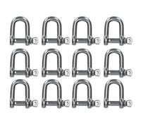 AB Tools 12 Pack 8mm Stainless Steel Dee Shackle Marine Grade 316 DK42