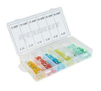 AB Tools 120Pc Mini Car Blade Standard Assortment Automotive Auto Fuse Fuses 5 - 30 Amp