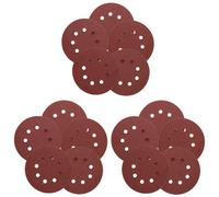 AB Tools 125mm 5" Hook And Loop Sanding Sander Abrasive Da Discs Medium 80 Grit 15Pc
