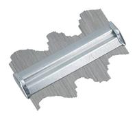 AB Tools 125mm 5" Metal Contour Profile Gauge Ruler Tiling Laminate Tiles