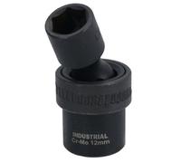 AB Tools 12mm 3/8In Drive Universal Swivel Wobble Metric Impact Shallow Socket