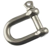AB Tools 12mm Galvanised Dee Shackle Single Shackle Link Chandlery Dk04