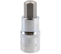AB Tools 12mm Hex Bit Socket 1/2" Drive 55mm Length Strengthened Tip
