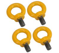 AB Tools 12mm Lifting Eyes Eyebolt Ring High Tensile 22mm Length 2.0 Ton Capacity 4Pc