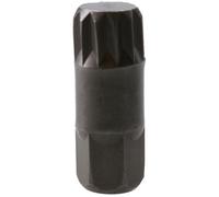 AB Tools 12mm Spline Bit 30mm Length 10mm Shank Chrome Vanadium Hardened Triple Square