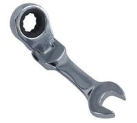 AB Tools 12mm Stubby Flexi Ratchet Combination Spanner Metric Wrench 72 Teeth Spn17