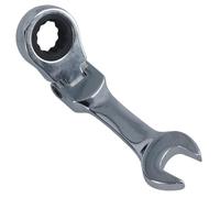 AB Tools 12mm Stubby Flexi Ratchet Combination Spanner Metric Wrench 72 Teeth SPN17