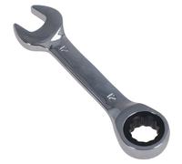 AB Tools 12mm Stubby Ratchet Combination Spanner Metric Wrench 72 Teeth SPN05
