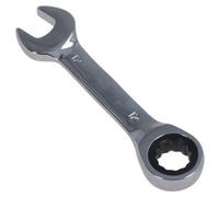 AB Tools 12mm Stubby Ratchet Combination Spanner Metric Wrench 72 Teeth Spn05