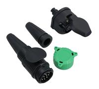 AB Tools 13 PIN Plug Trailers Caravans Electric Wring Plug And Socket with Gasket Euro