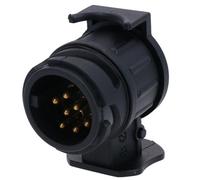 AB Tools 13 To 7 Pin Trailer Adapter Plug Towing Caravan Camping Electrics Connection