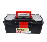 AB Tools 13In Maestro Toolbox With Handle Holdall Plastic Box Diy Storage Box