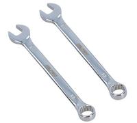 AB Tools 13mm Metric Combination Spanner Wrench Ring Open Ended 170mm Long 2Pk