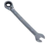 AB Tools 13mm Reversible Cranked Offset Ratchet Combination Spanner Wrench 72 Teeth