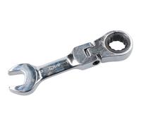 AB Tools 13mm Stubby Metric Flexible Flexi Head Ratchet Combination Spanner 72 Teeth