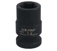 AB Tools 14mm Metric Shallow Impact Impacted European Style Socket 1/2" Drive 6 Sided