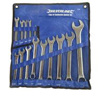 AB Tools 14Pc Af Sae Imperial Spanner Combination Wrench Open End Ring 1/4" - 1-1/4"