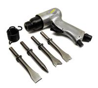 AB Tools 150mm Air Hammer Chisel Plus Chisels Body Panel Work Pneumatic Compressor