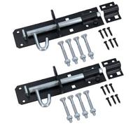 AB Tools 150mm Brenton Slip Bolt Padbolt Slide Latch Lock Catch Sheds Gates 2Pk