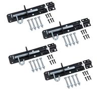 AB Tools 150mm Brenton Slip Bolt Padbolt Slide Latch Lock Catch Sheds Gates 4Pk