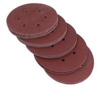 AB Tools 150mm Mixed Grit Hook And Loop Sanding Discs For Da Orbital Sanders 50Pk